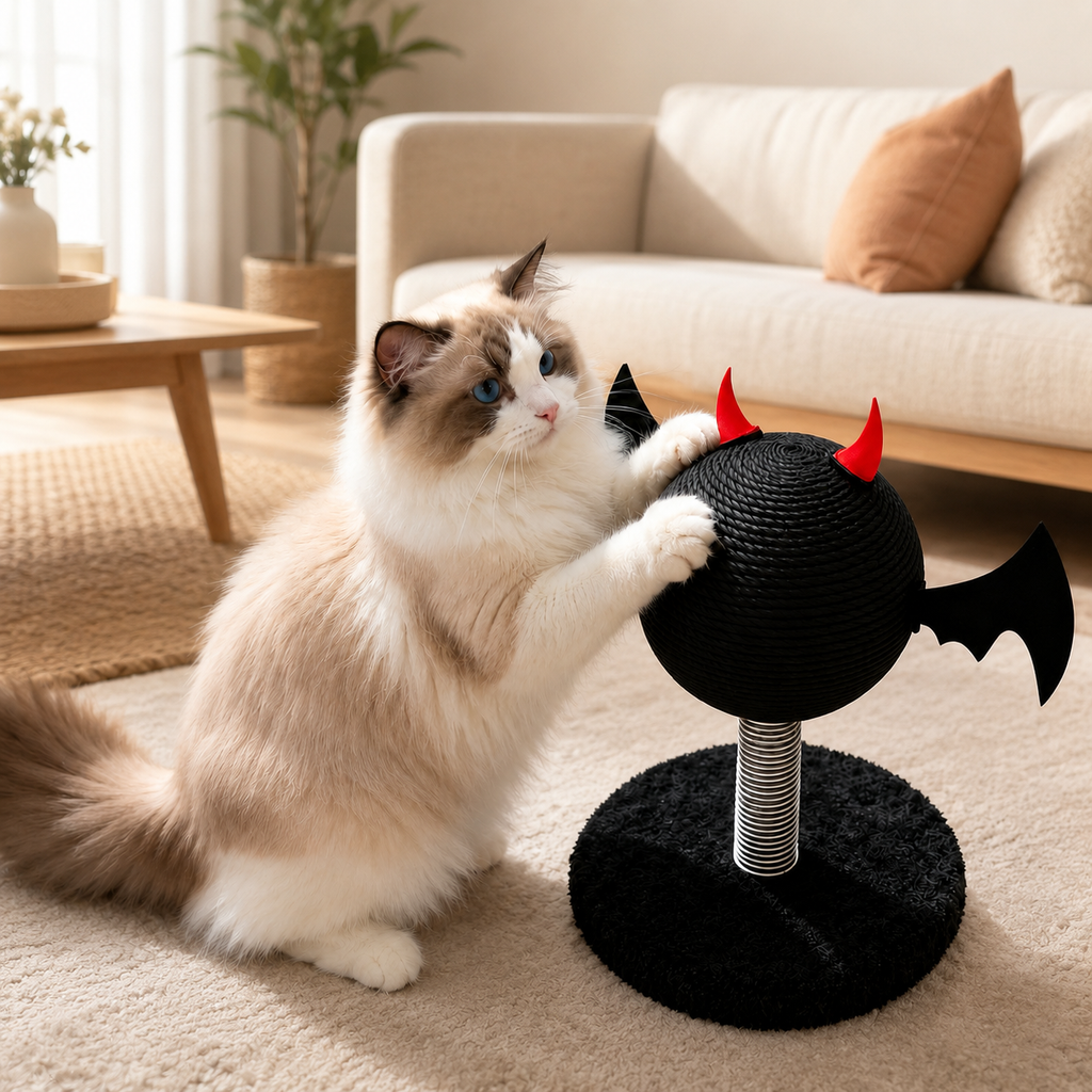 Devil Ball Cat Scratcher