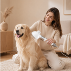 Ultra-Quiet 2-in-1 Pet Hair Dryer with Grooming Brush