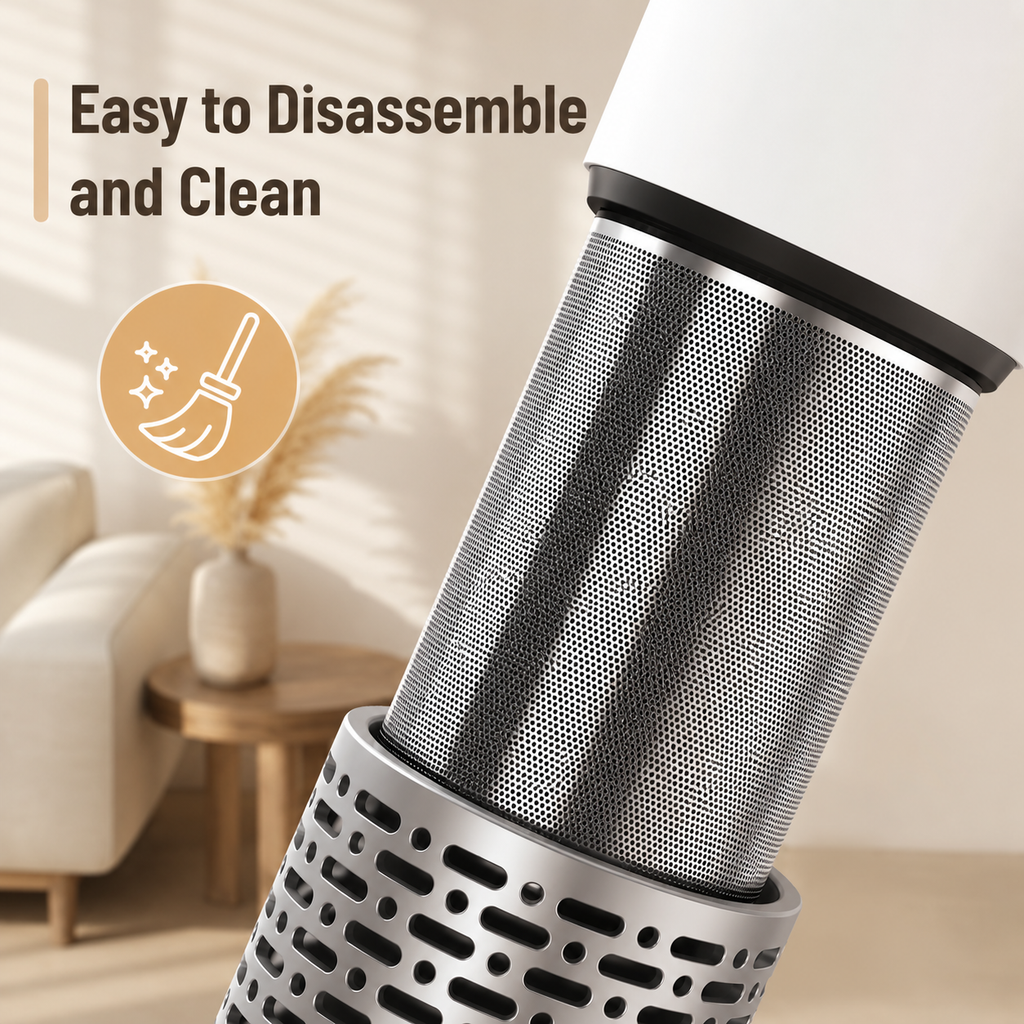 Ultra-Quiet 2-in-1 Pet Hair Dryer with Grooming Brush